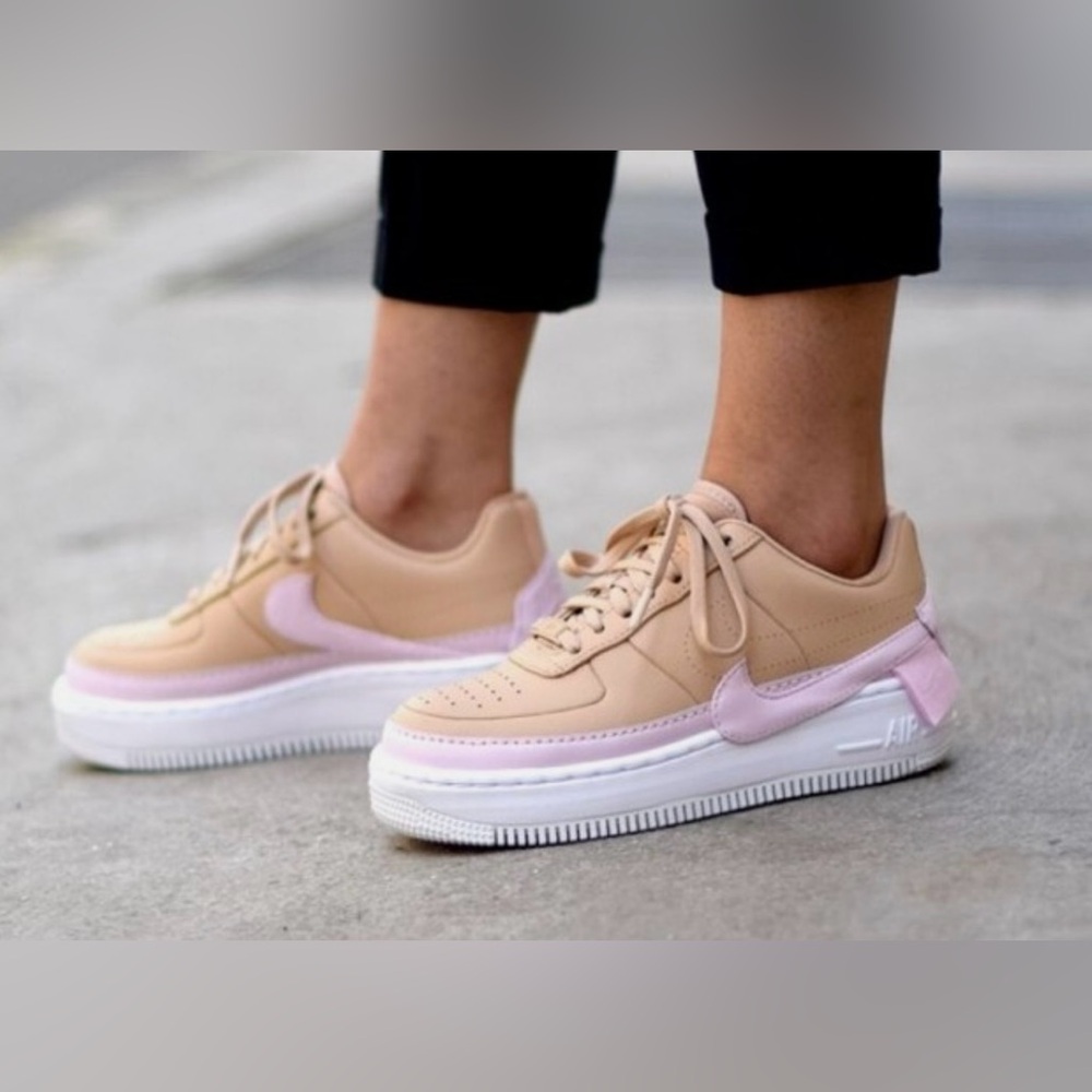 Nike Air Force 1 Jester XX Bio Beige Pink Womens Size 7 Shoe Sneaker AO1220-202